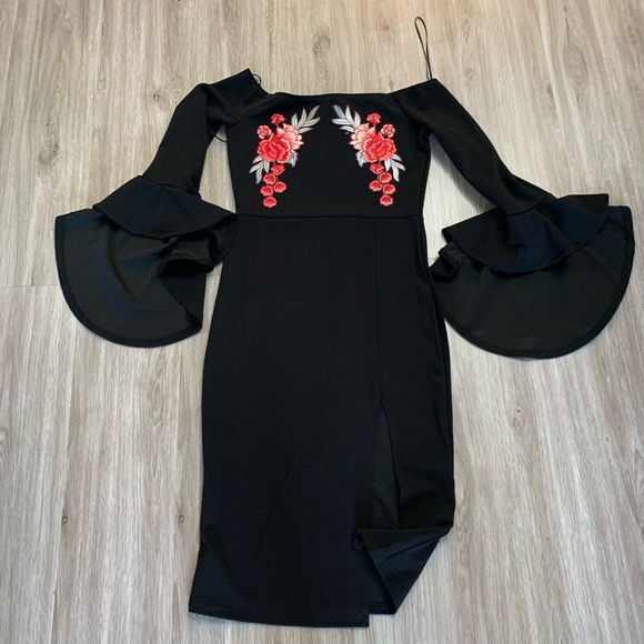 Strapless midi dress - Picture 3 of 4